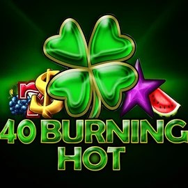 40 Burning Hot logo by Amusnet Interactive at Herospin Casino40 Burning Hot