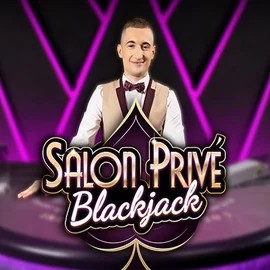 Blackjack Salon Privé online game logo by Ezugi on herospin.eu.com