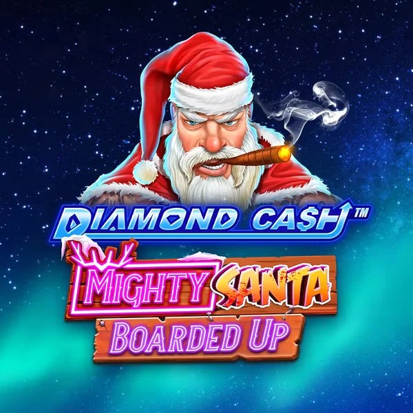 Play Diamond Cash Mighty Santa Boarded Up slot by Greentube on herospin.eu.com