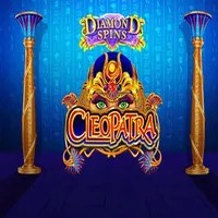 Diamond Spins Cleopatra slot logo by IGT at Herospin Casino