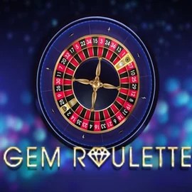 Gem Roulette slot logo by iSoftBet at Herospin Casino