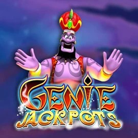Genie Jackpots game by Blueprint Gaming – logo hosted on Herospin Casino