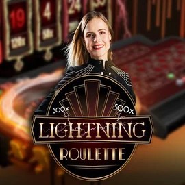 Lightning Roulette logo by Evolution Herospin Casino