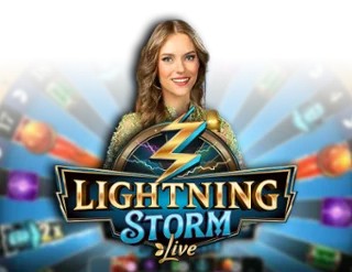 Lightning Storm logo – Live Casino by Evolution at Herospin Casino