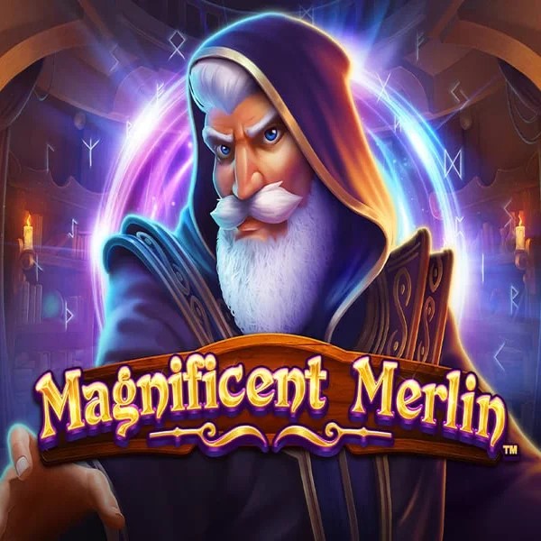 Magnificent Merlin logo by Greentube at Herospin Casino