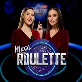 Mega Roulette slot visual from Pragmatic Play available on herospin.eu.com