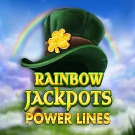 Rainbow Jackpots Power Lines logo – Jackpots by Red Tiger Gaming at Herospin Casino