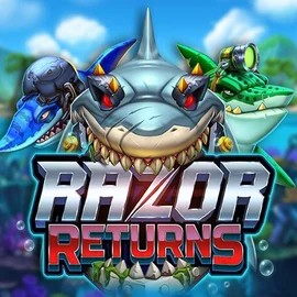 Official Slots logo: Razor Returns by Push Gaming at Herospin Casino
